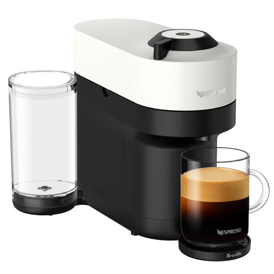 Machine à Café et Espresso Vertuo Pop Plus de Breville - Blanc