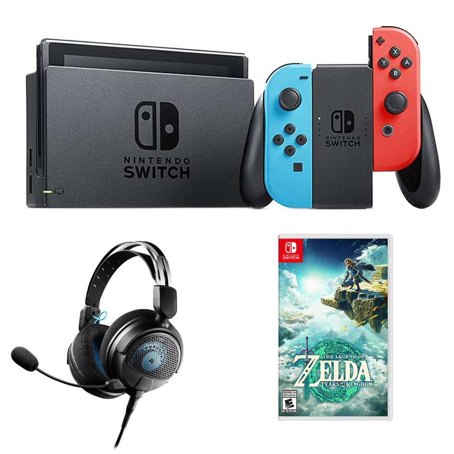Nintendo Switch Console - Neon Blue and Red