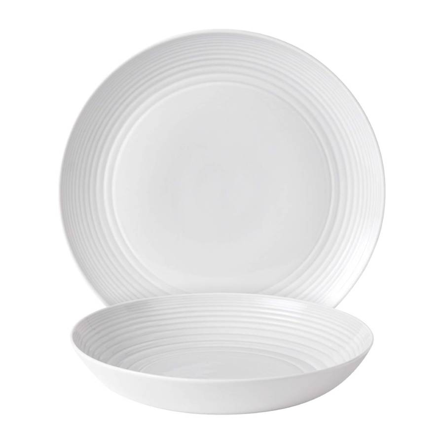 Gordon Ramsay MAZE 2 Piece Serving Set - White