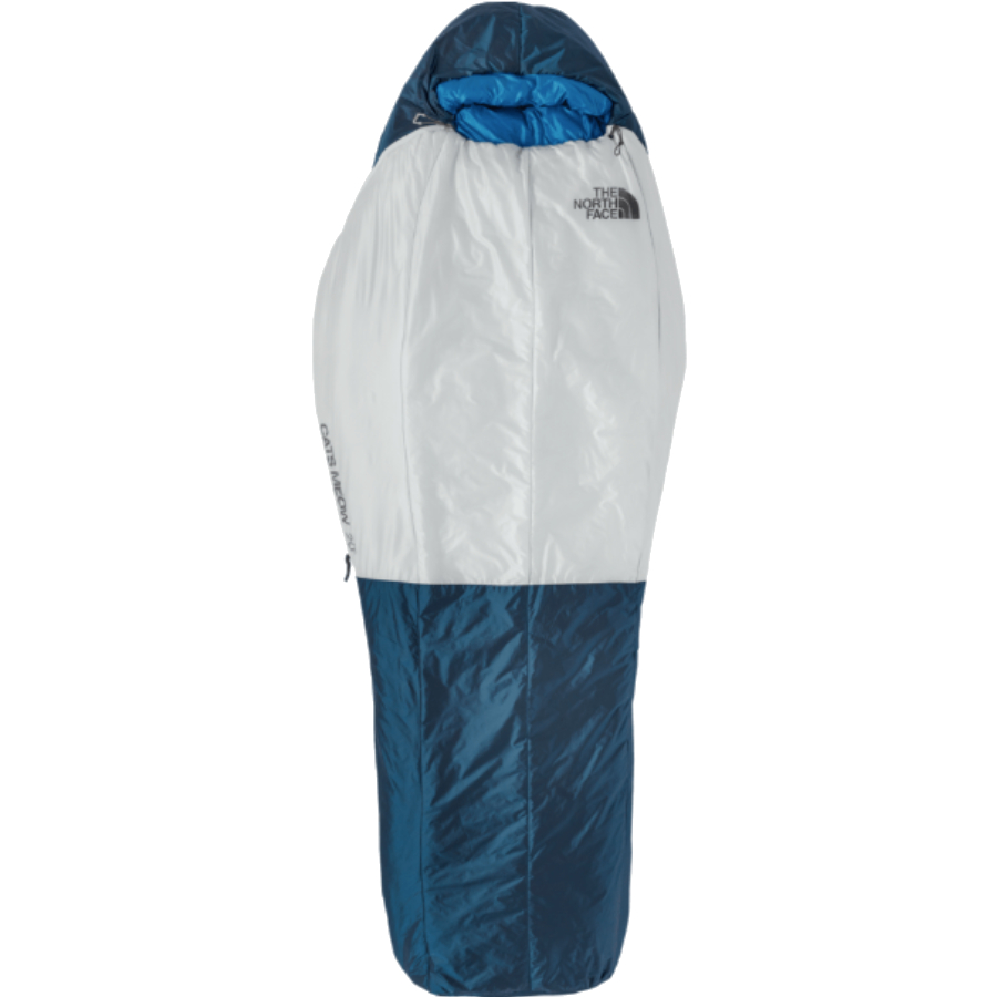 Cat's Meow Sleeping Bag - Unisex - Banff Blue/Tin Grey - Regular Length / Right Hand