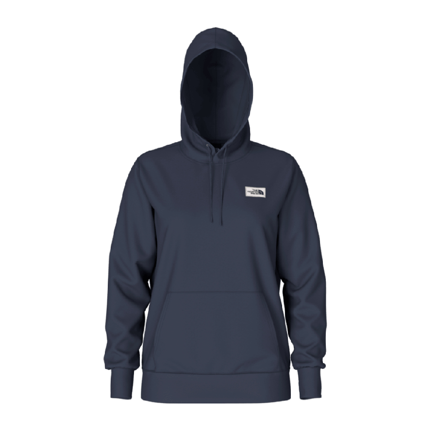 Heritage Patch Pullover Hoodie - Women - Blue - Medium
