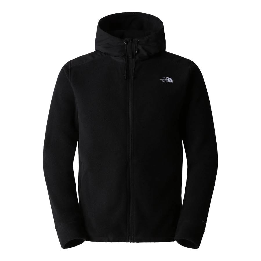 Veste à fermeture éclair complète Alpine Polartec 200 - Hommes - Noir - Moyen
