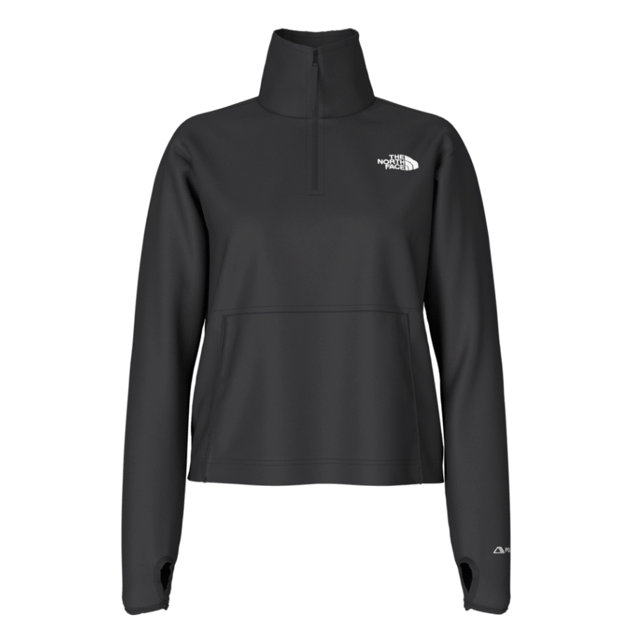 Alpine Polartec 100 1/4-Zip Cowl - Women - Black - Small