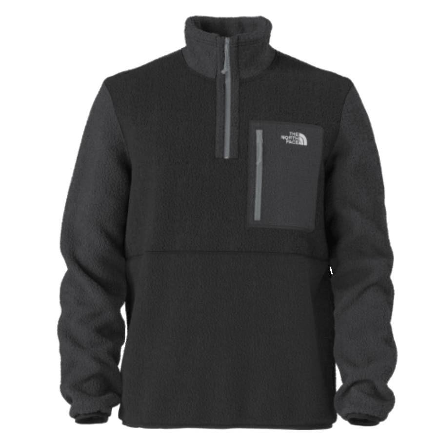 Yumiori 1/4 Zip - Men - TNF Black/Asphalt Grey/Monument Grey - Extra Large