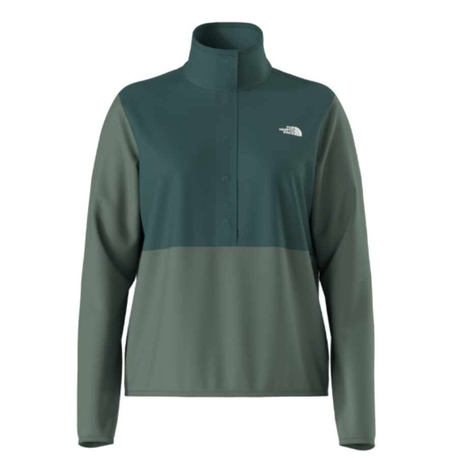 Glacier Fleece 1/2 Snap - Women - Duck Green/Deep Nori - Small
