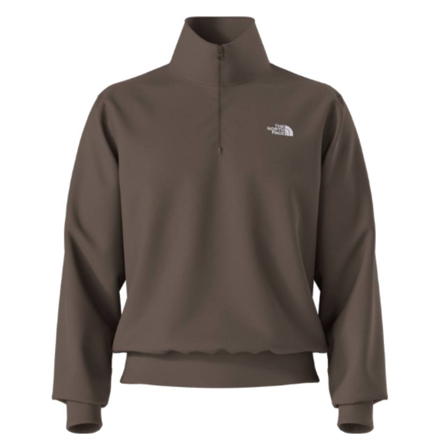 Evolution Simple Dome 1/4 Zip - Men - Smokey Brown - Medium