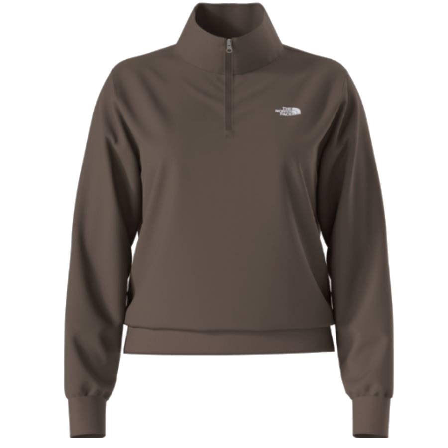 Evolution Simple Dome 1/4 Zip - Women - Smokey Brown - Medium