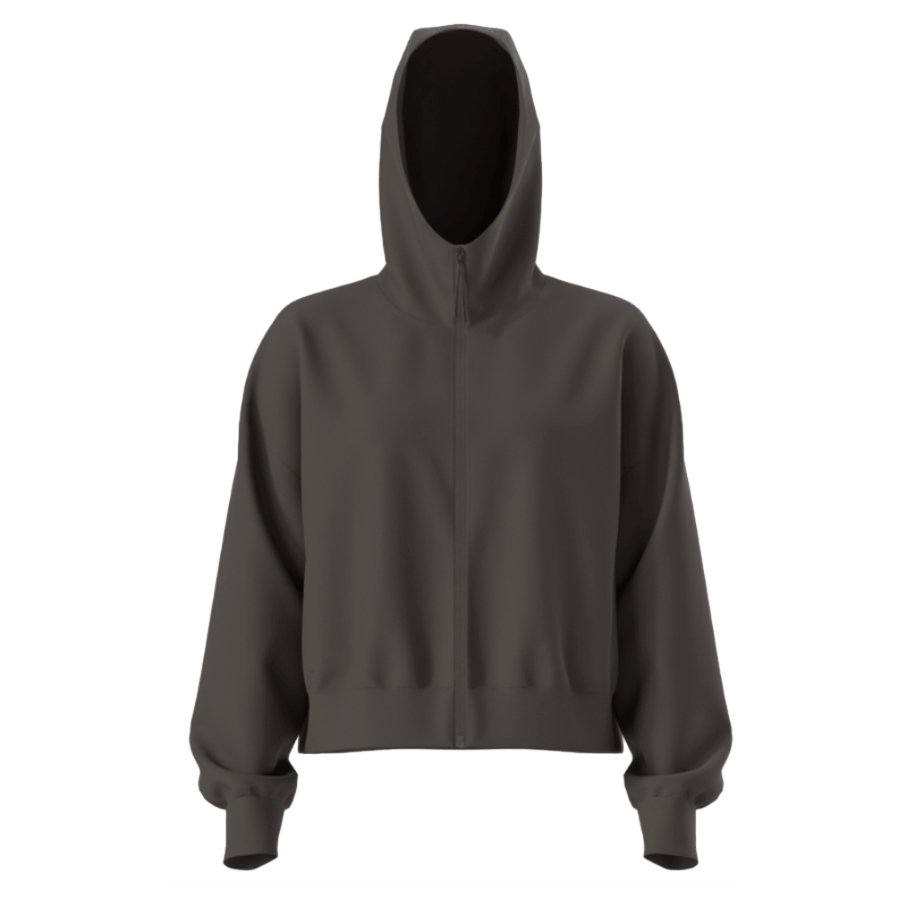Jaida Full Zip Hooded Jacket - Women - Dark Chestnut - Small