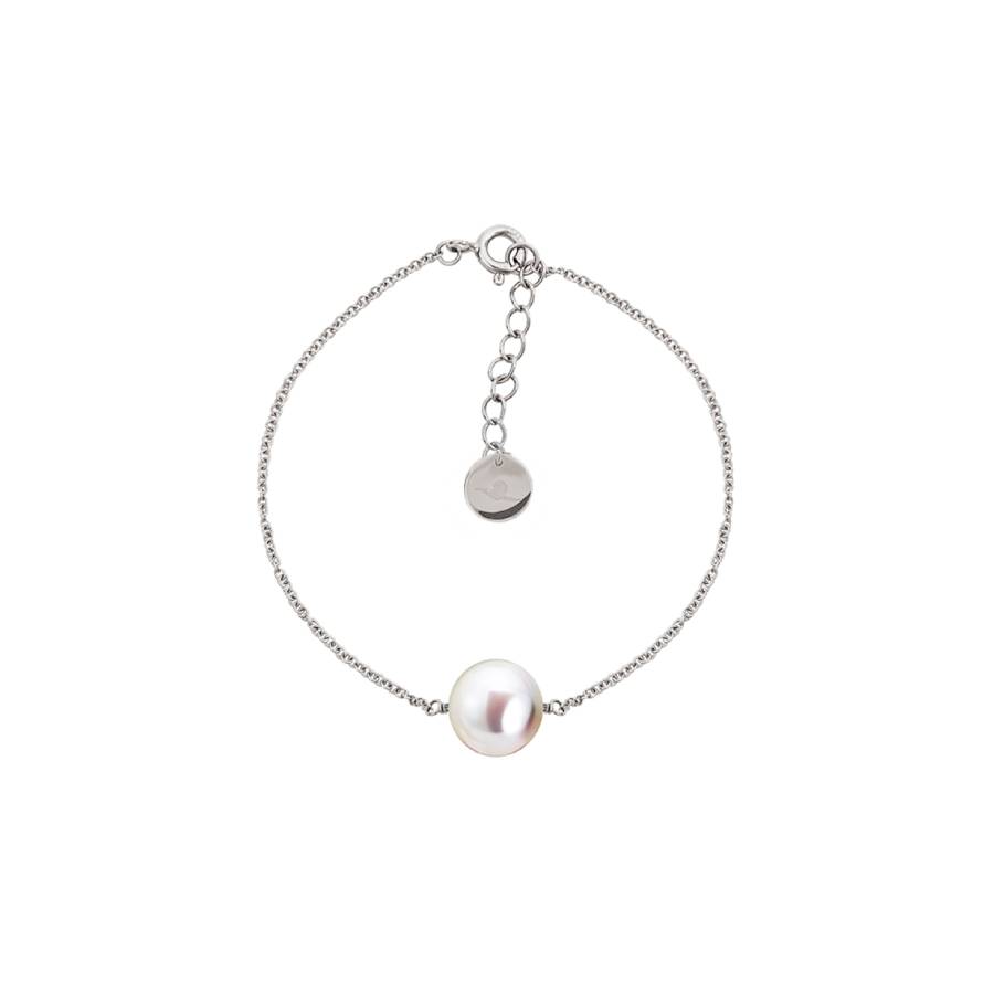 Simple Pearl Bracelet - White