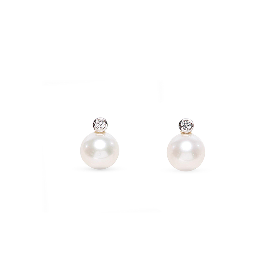 Pearl Topaz Studs