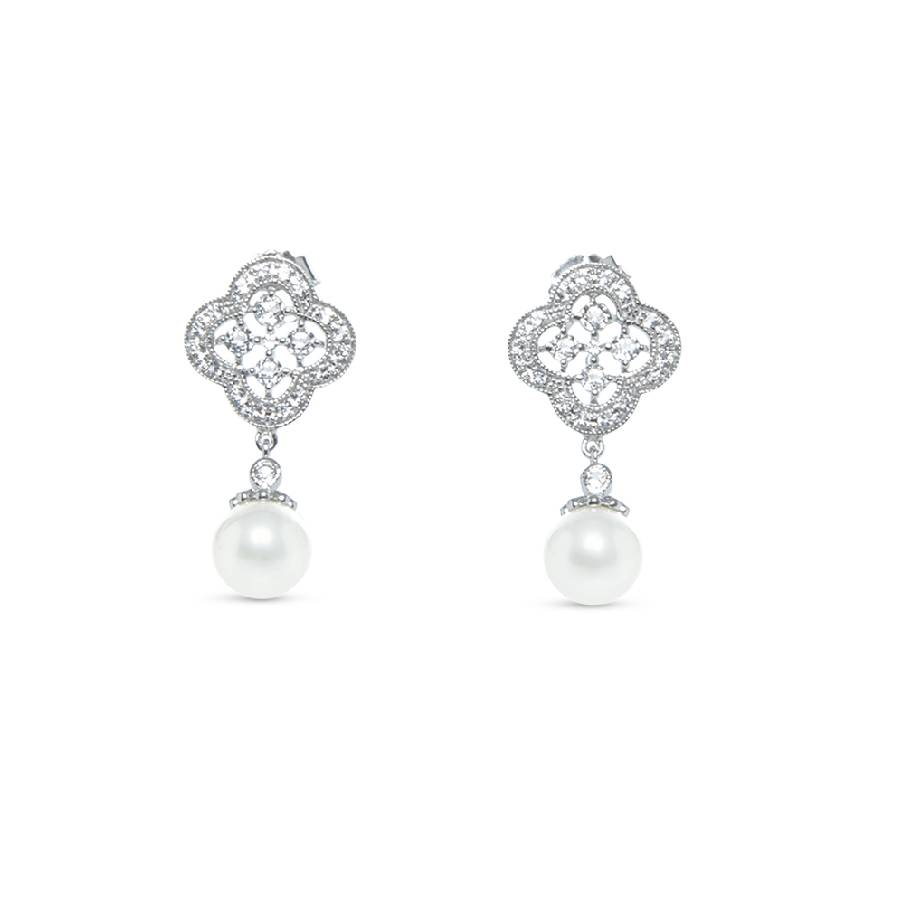 Boucles d'oreilles Quatre Trèfle