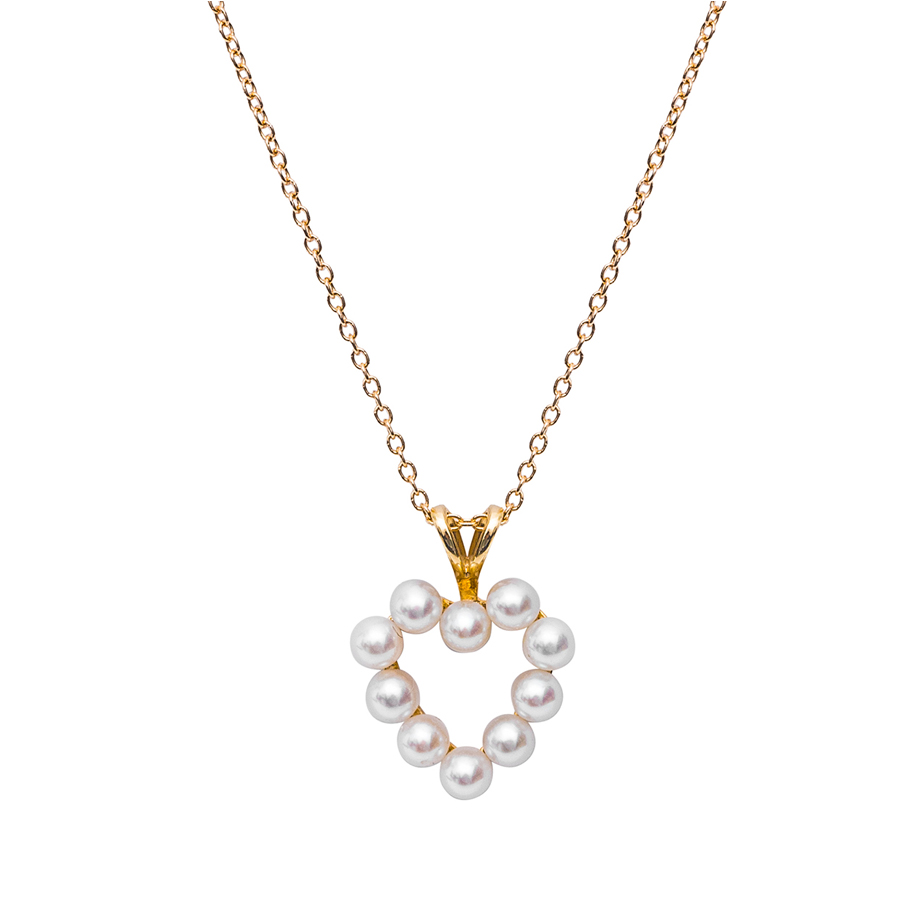 Pearl Heart Necklace