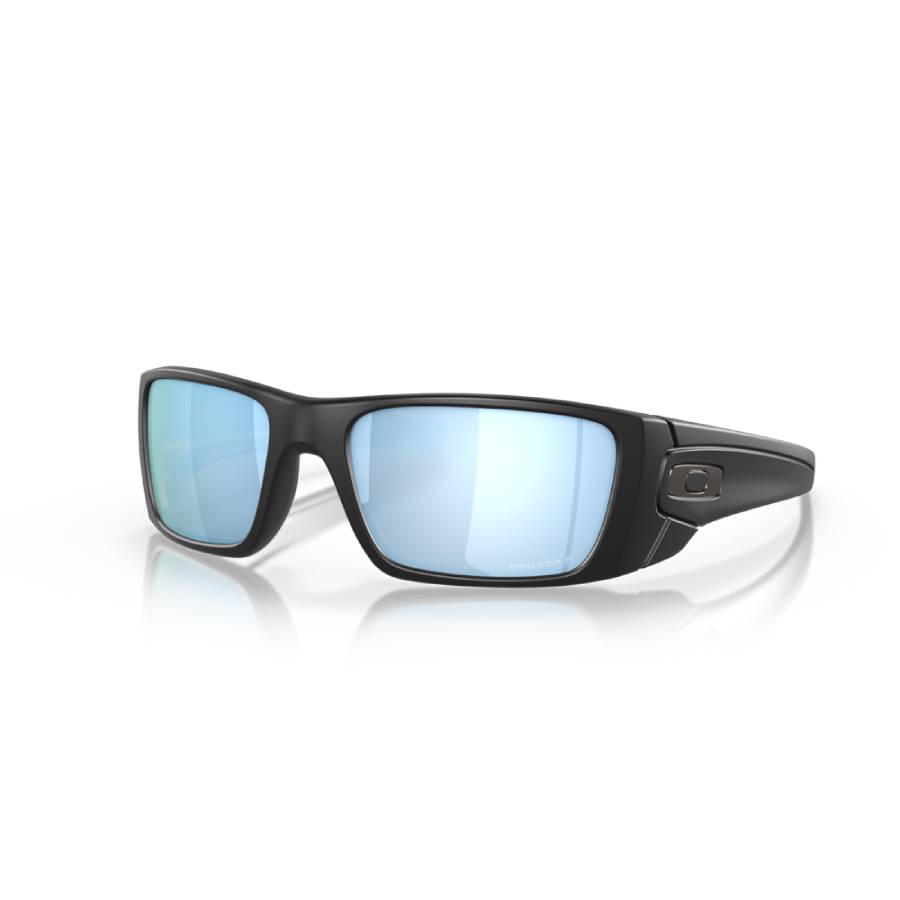Lunettes de soleil rectangulaires polarisées Fuel Cell - Hommes - Noir mat