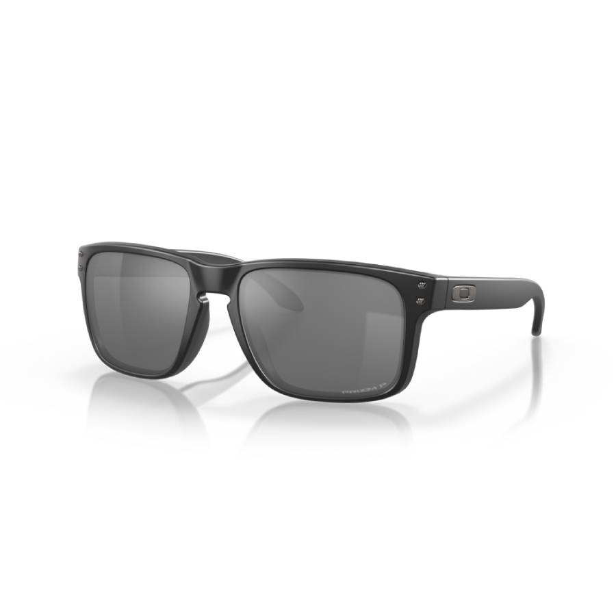 Lunettes de soleil carrées polarisées Holbrook - Hommes - Noir mat