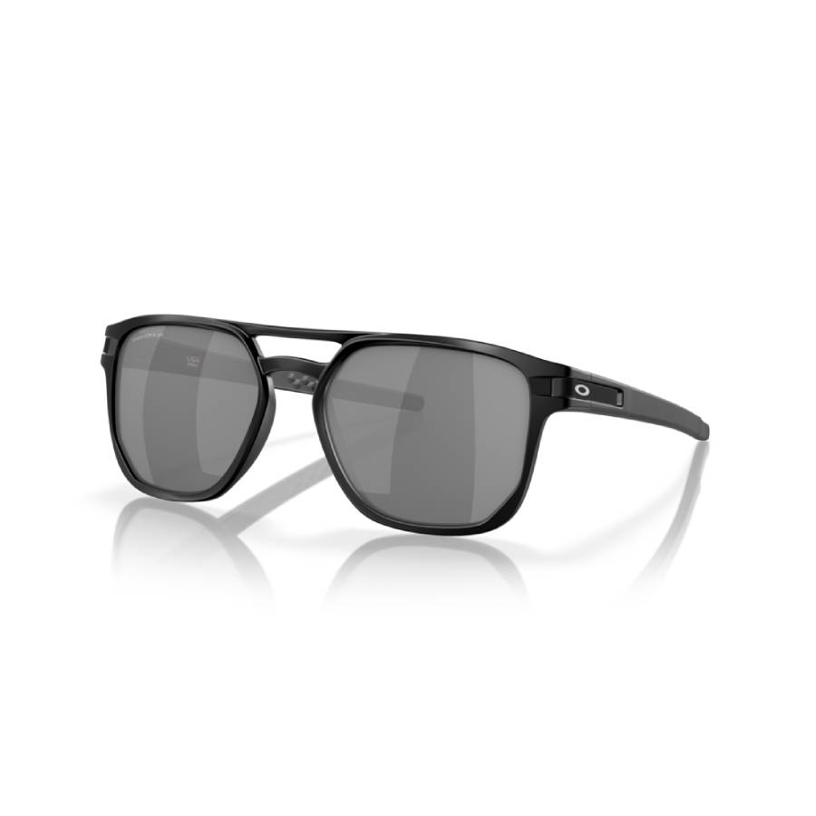 Latch Beta Polarized Square Sunglasses - Men - Matte Black