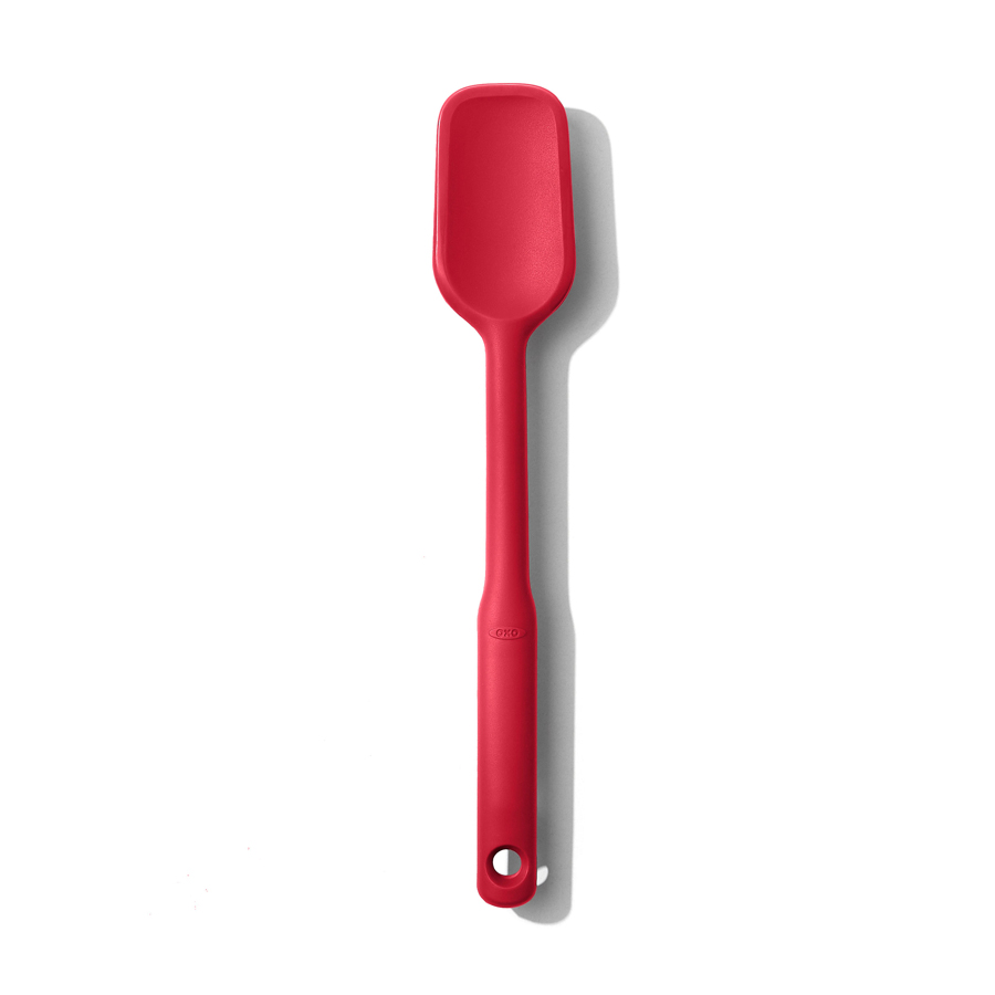 Cuillère-spatule en silicone - Rouge
