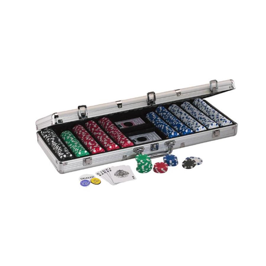 500 Piece Poker Chip Set with Case