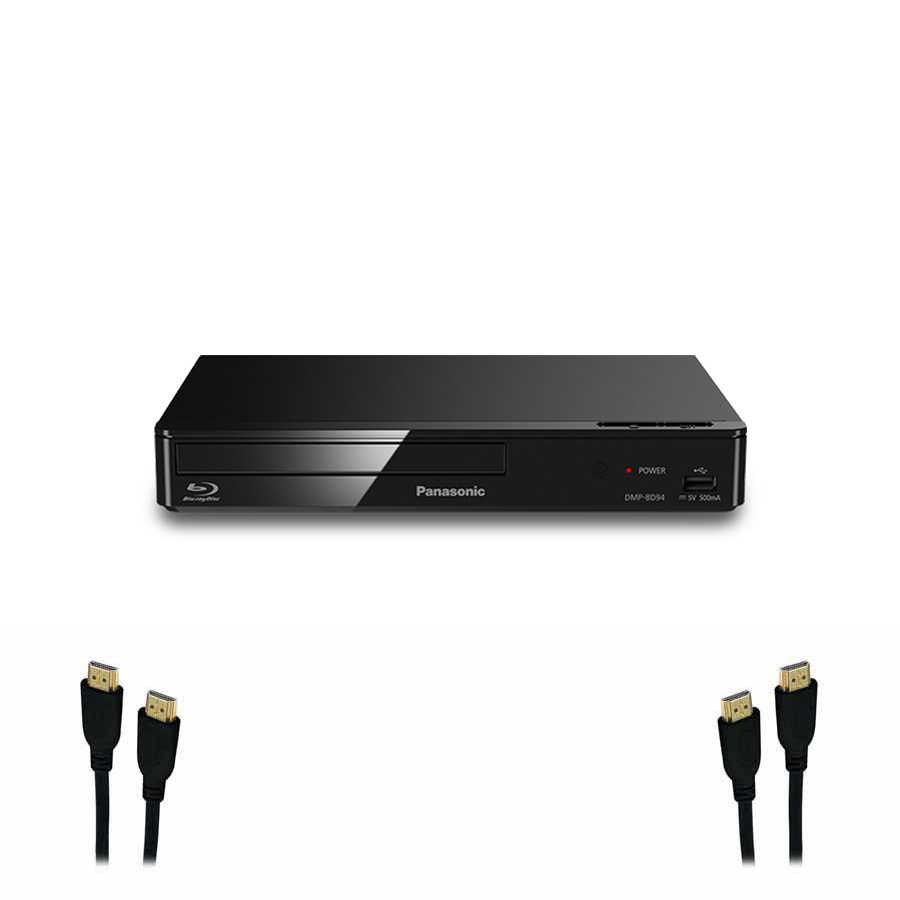 DMP-BD94 Blu-Ray Disc Player with 2 6-foot HDMI Cables