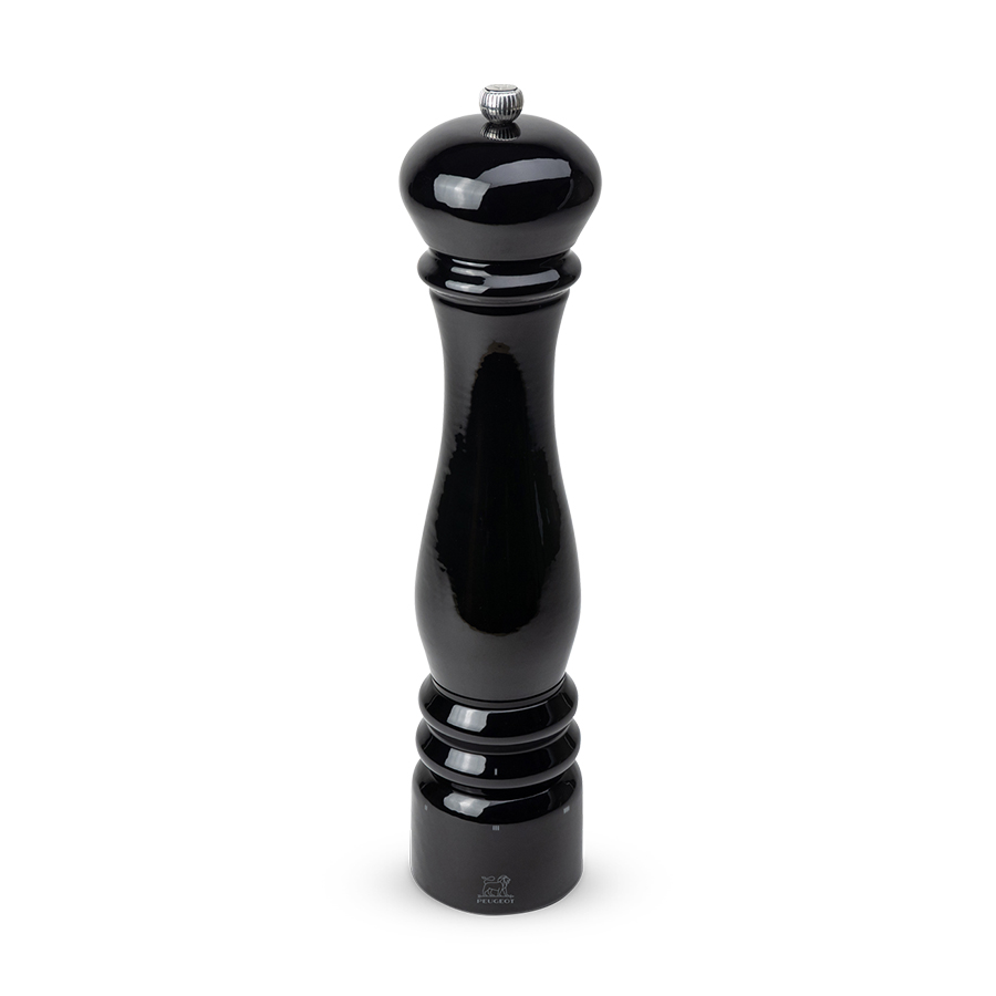 Moulin à poivre électrique en bois u'Select Paris 34 cm - Laqué noir