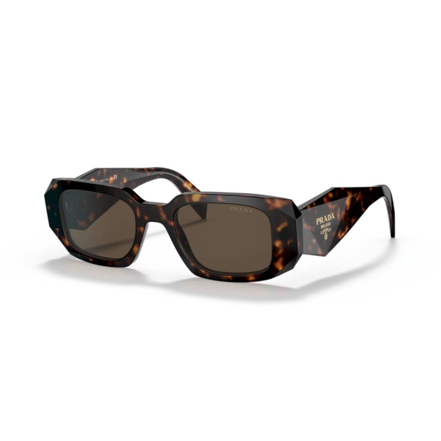 Rectangle Sunglasses - Women - Tortoise