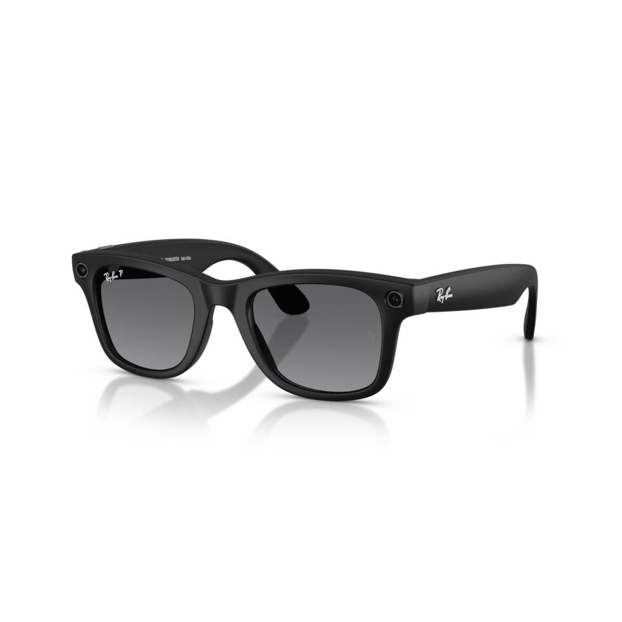 Wayfarer Polarized Meta Gen 2 Sunglasses - Unisex - Matte Black - 50