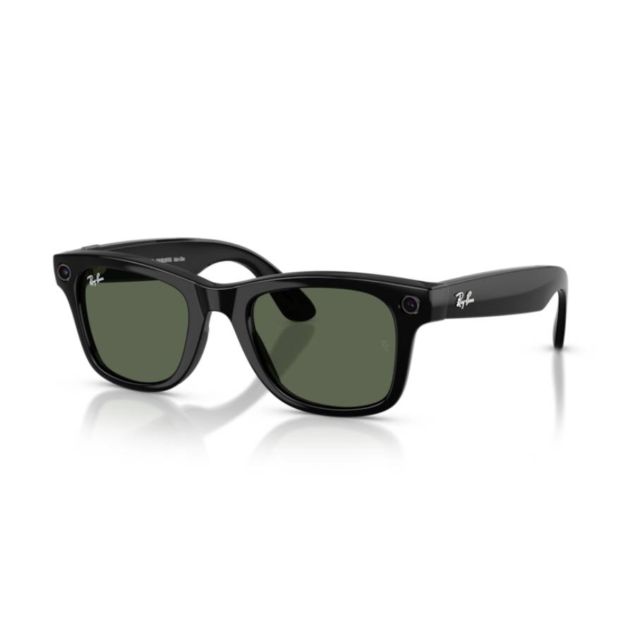 Wayfarer Meta Gen 2 Sunglasses - Unisex - Shiny Black - 50