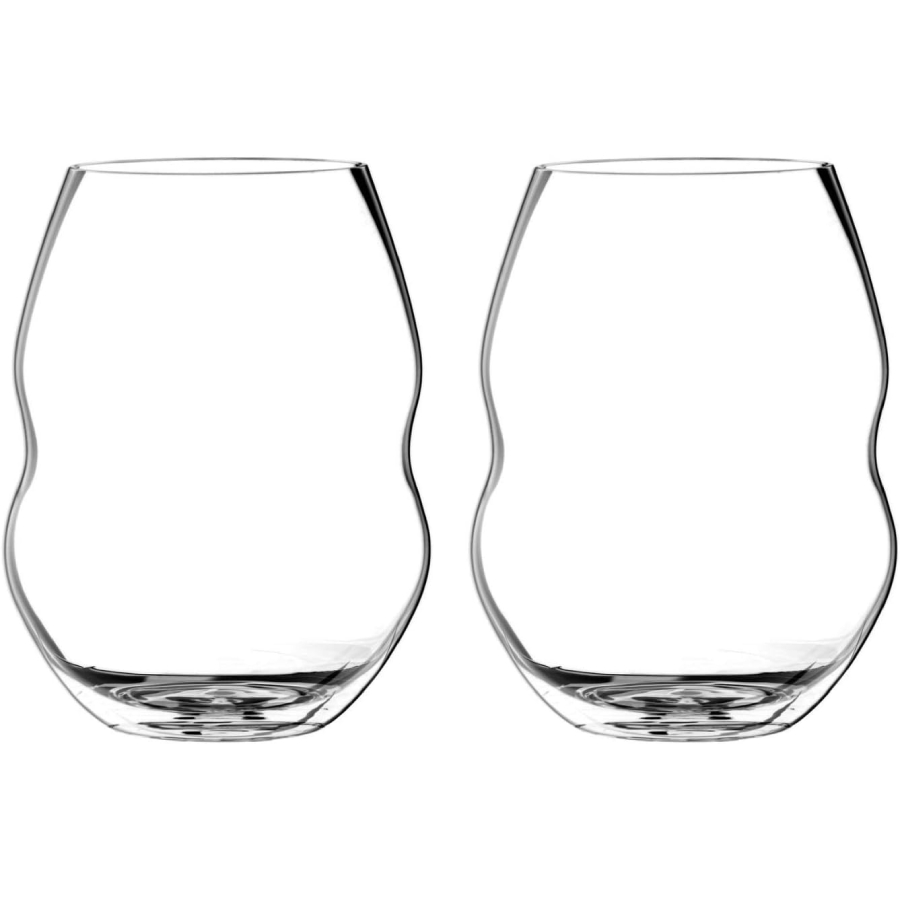 Swirl Verres à vin rouge sans pied - Jeu de 2