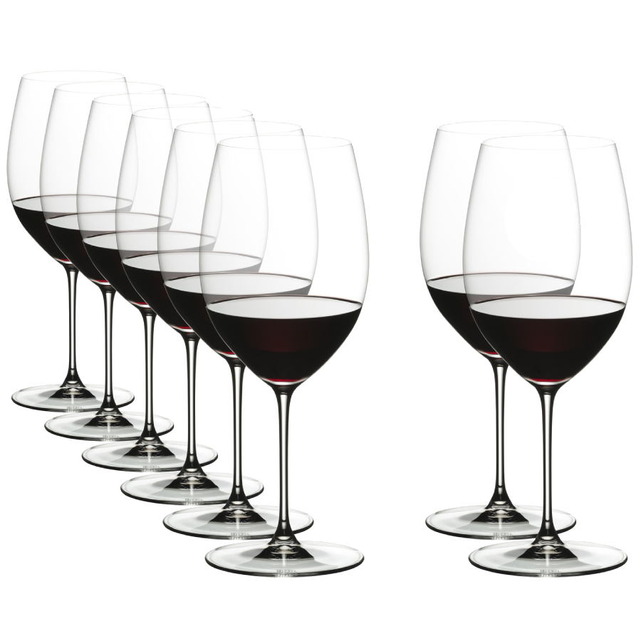 Veritas Verres à Cabernet Sauvignon/Merlot - Jeu de 8 verres