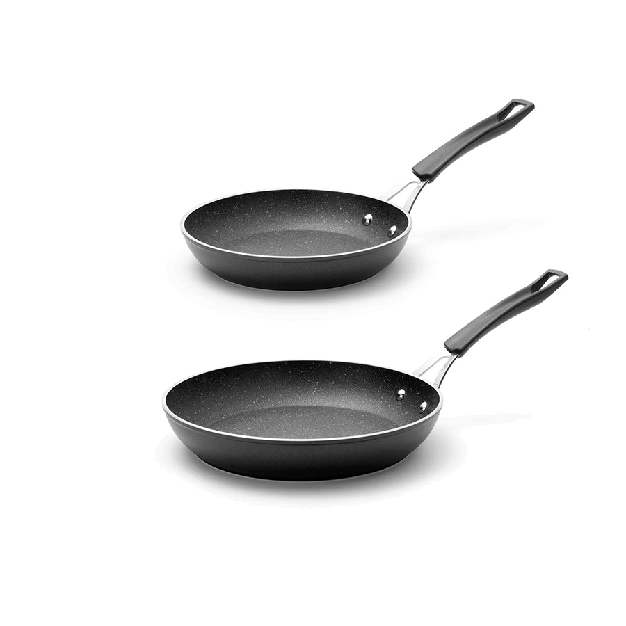 Set of 2 The Rock 12" and 9.5" Non-Stick Frypan