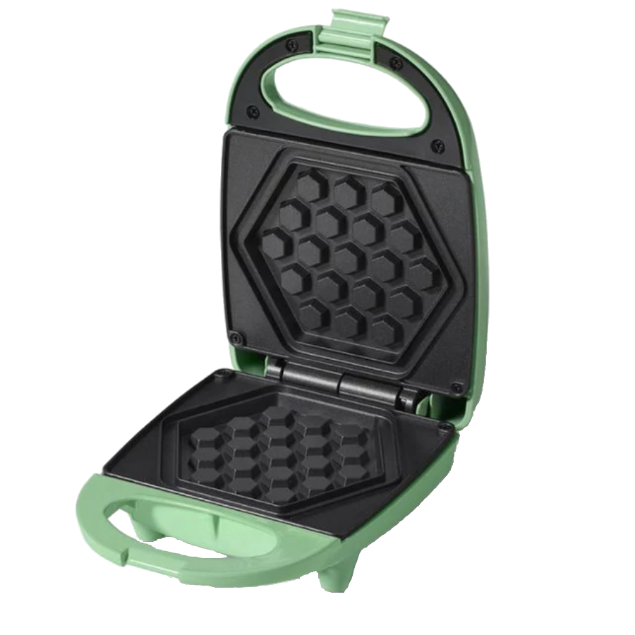 Mini gaufrier nid d'abeille - Vert