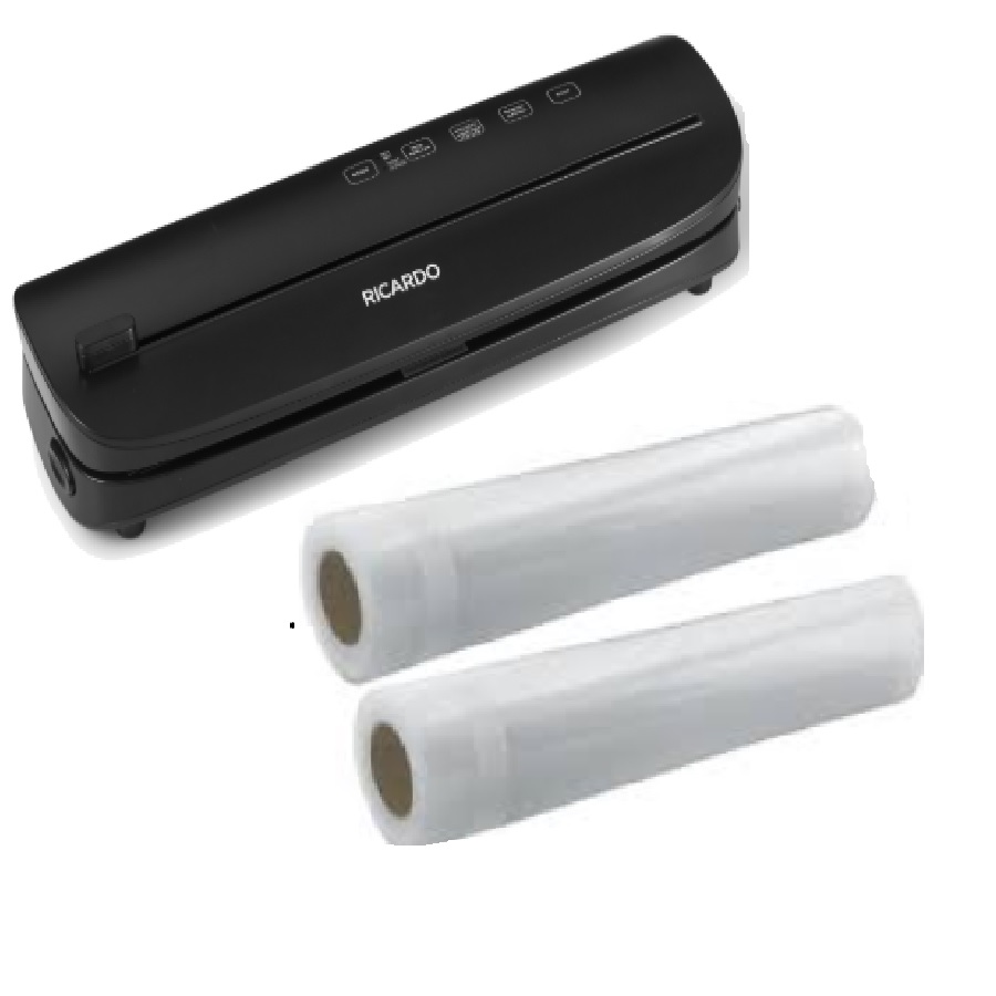 Electric Vacuum Sealer with Set of 2 Vacuum Sealer Rolls 10x16"