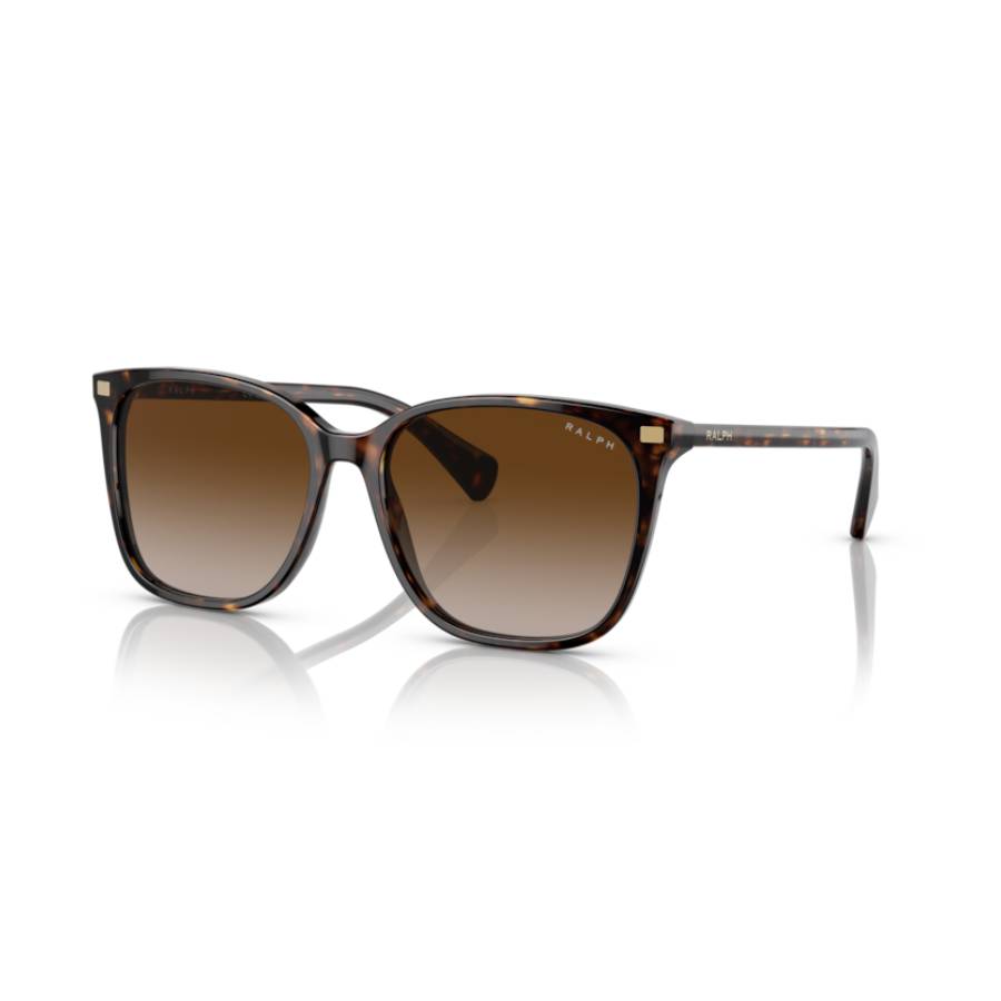 Square Sunglasses - Women - Shiny Dark Havana