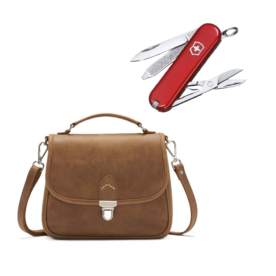 Audrey Bag and Classic SD 58 mm Swiss Army Knife Set
