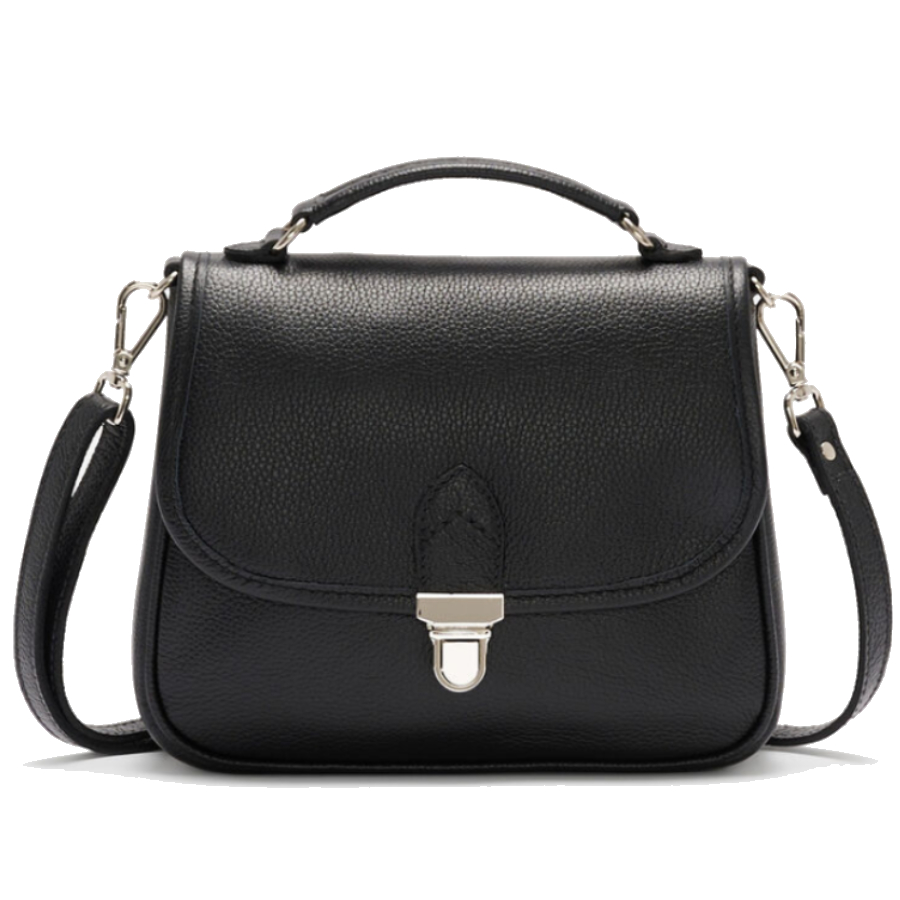 Sac Audrey en cuir Cervino - Noir