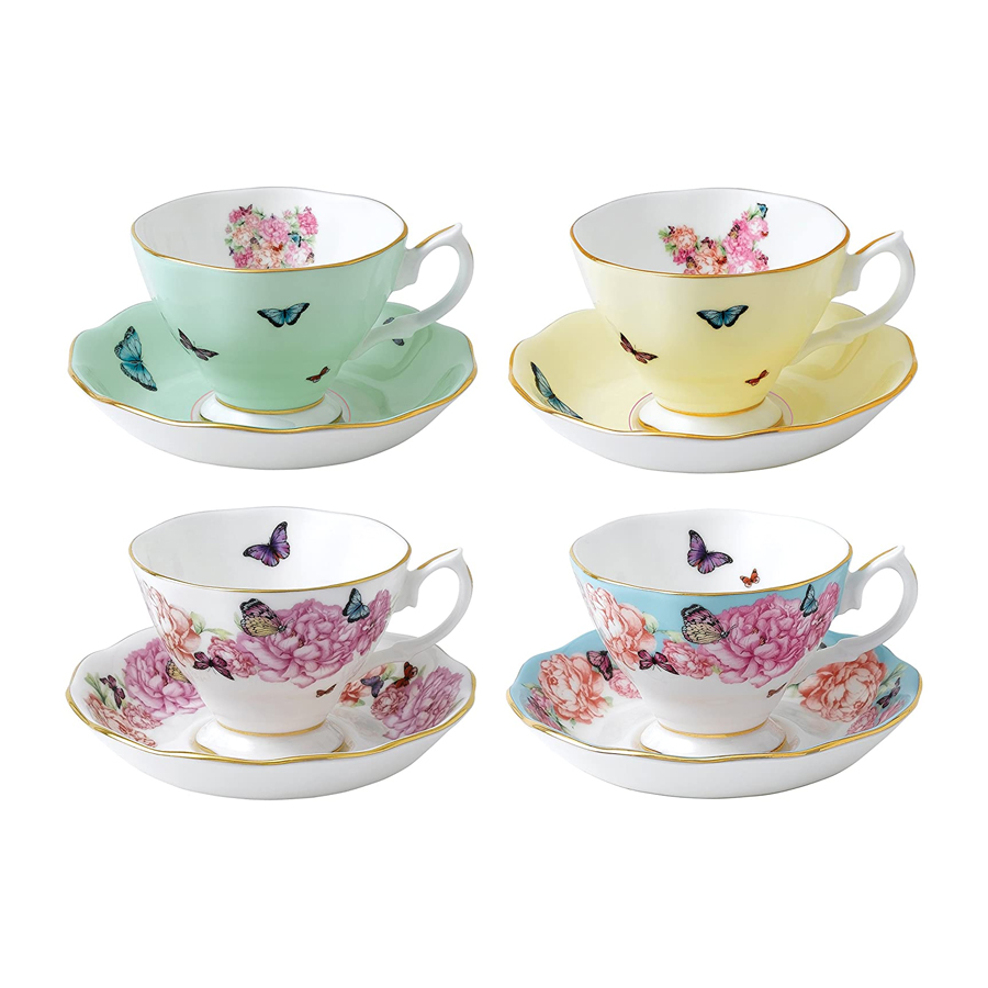 Miranda Kerr Teacup & Saucer - Set of 4
