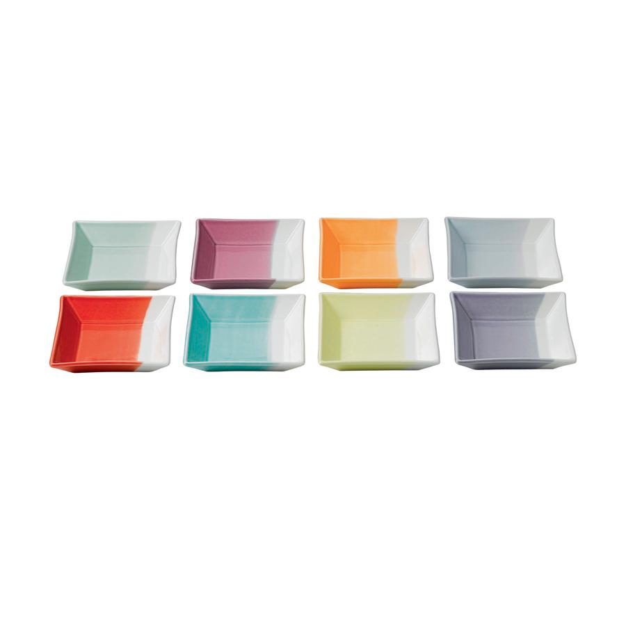 1815 Square Trays 4.7" Set of 8
