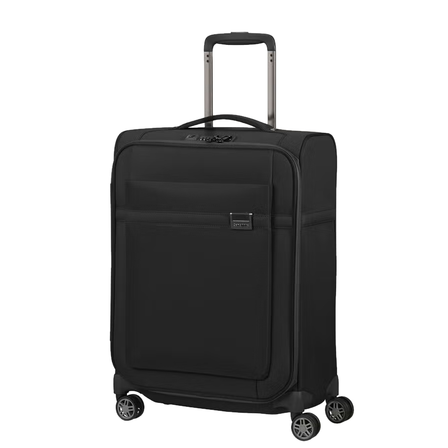 Airea Softside Carry-On Spinner Exp. - Black
