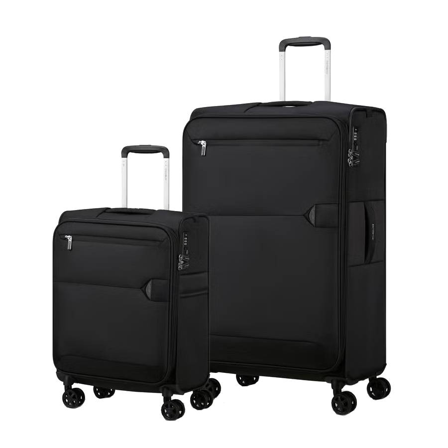 Urbify Nested Luggage Set - Black - 2pc