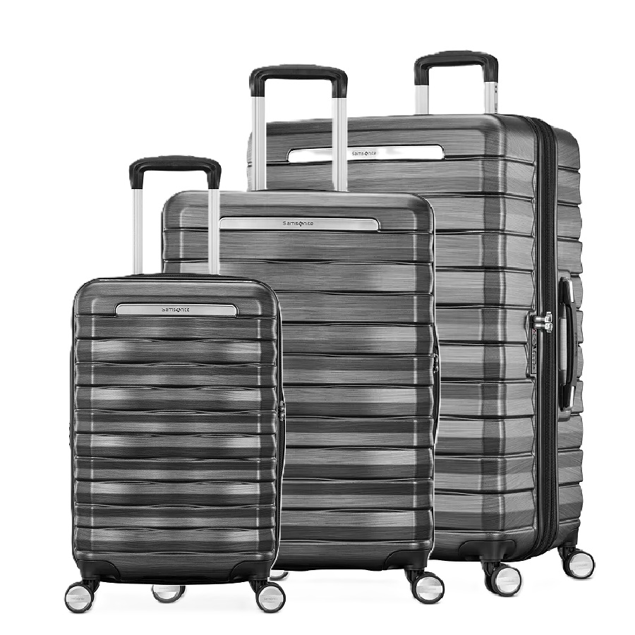 Ziplite 7 Hardside Nested Spinner Luggage Set - Anthracite -3 pieces 