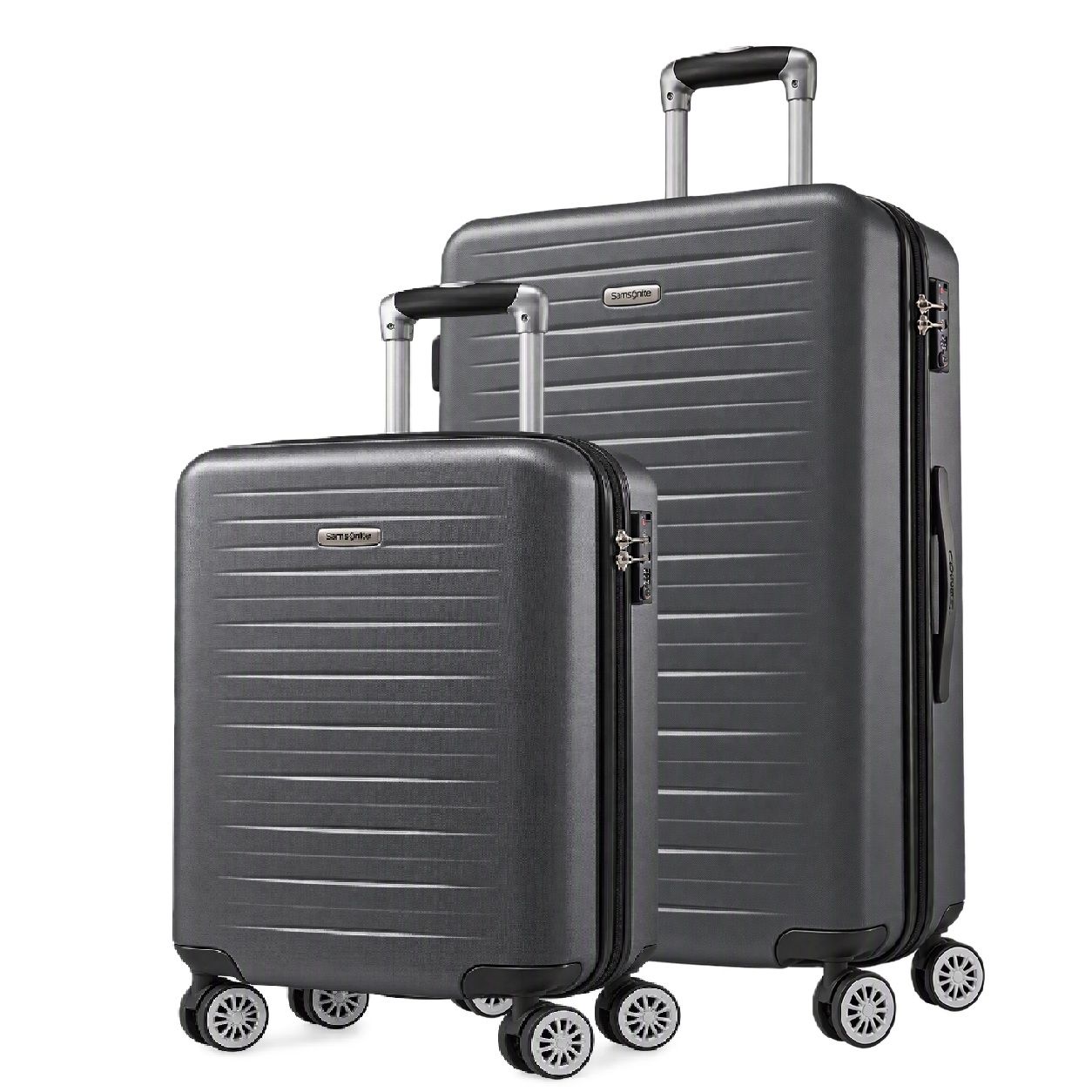 Phoenix DLX Hardside Nested Luggage Set - Charcoal - 2 pieces