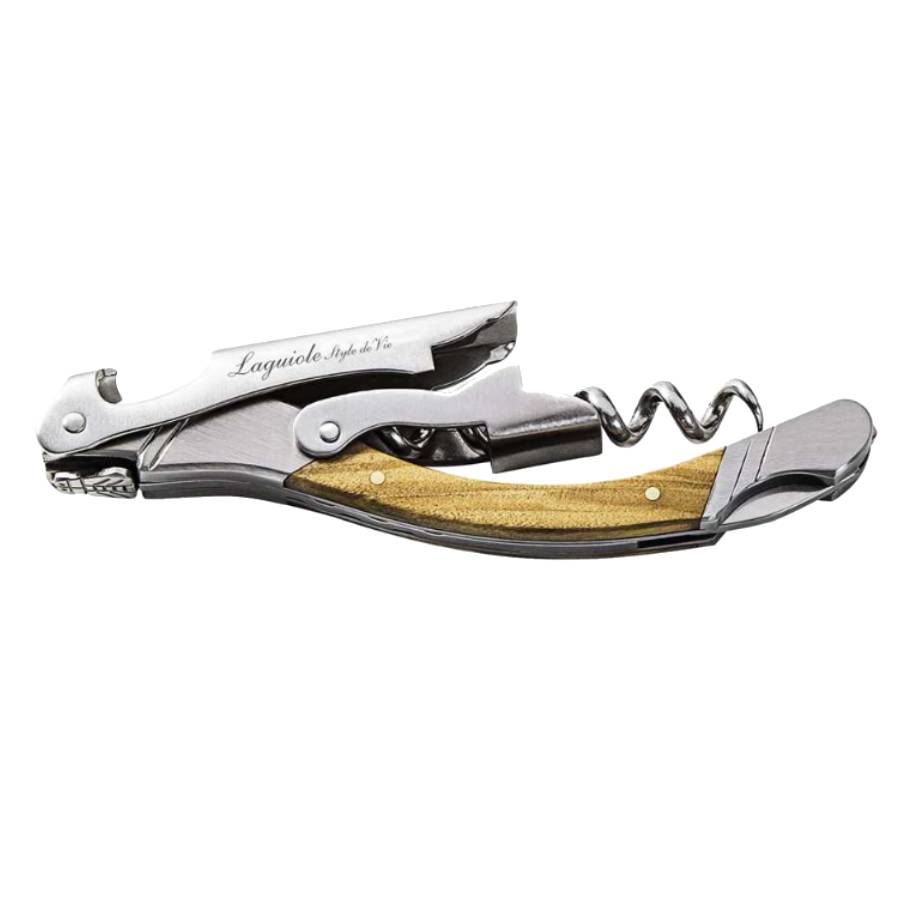 Laguiole Luxury Line Corkscrew - Olive Wood