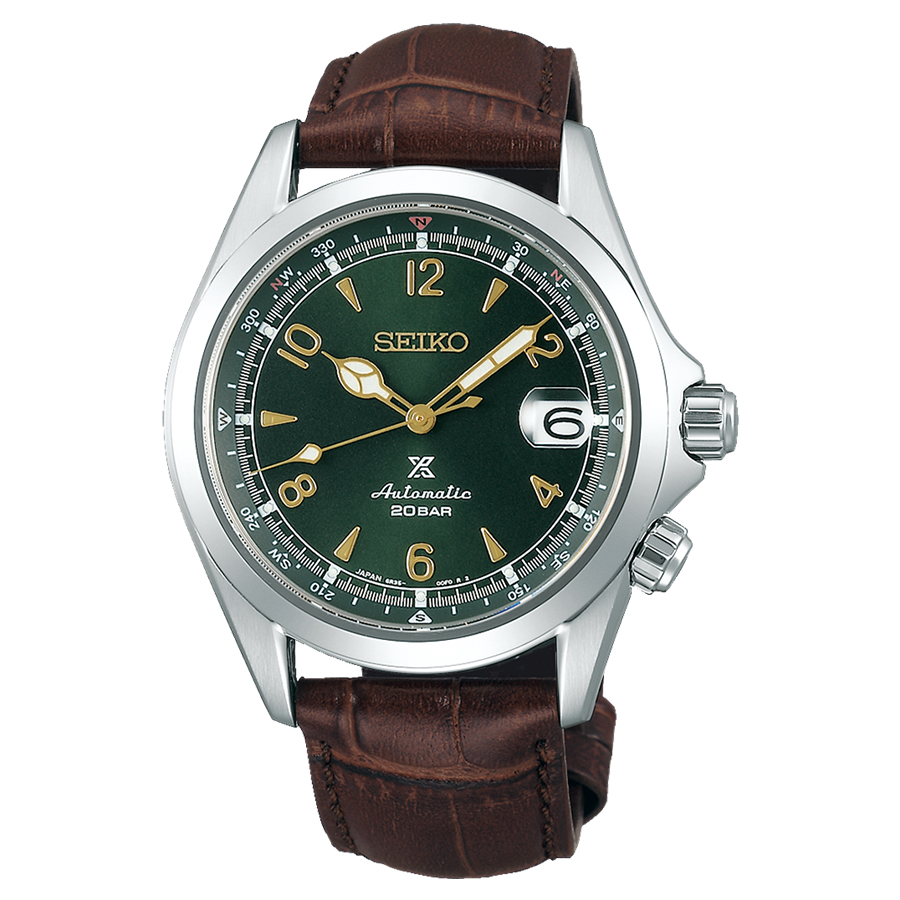 Prospex Automatic Luxe Watch -  Men's - Green/Brown
