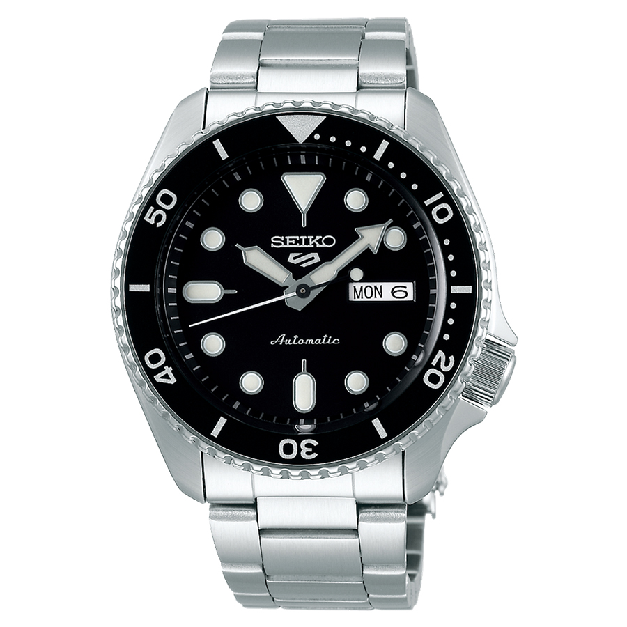5 Sport Automatic Watch - Men's - Black/Stainless Steel