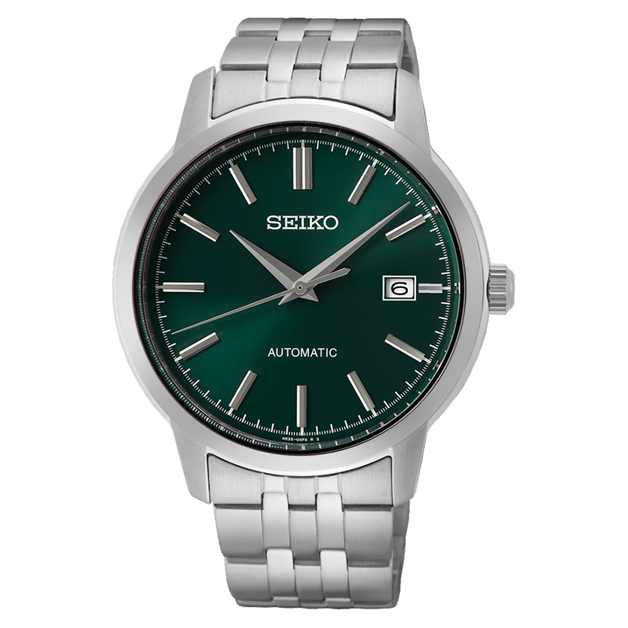 Montre automatique - Hommes - vert/acier inoxydable