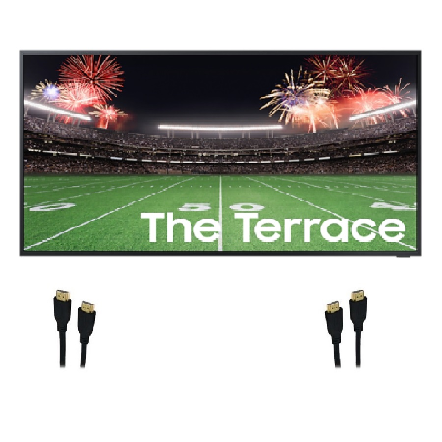 The Terrace 65 inch Outdoor Smart TV with 2 HDMI Cables