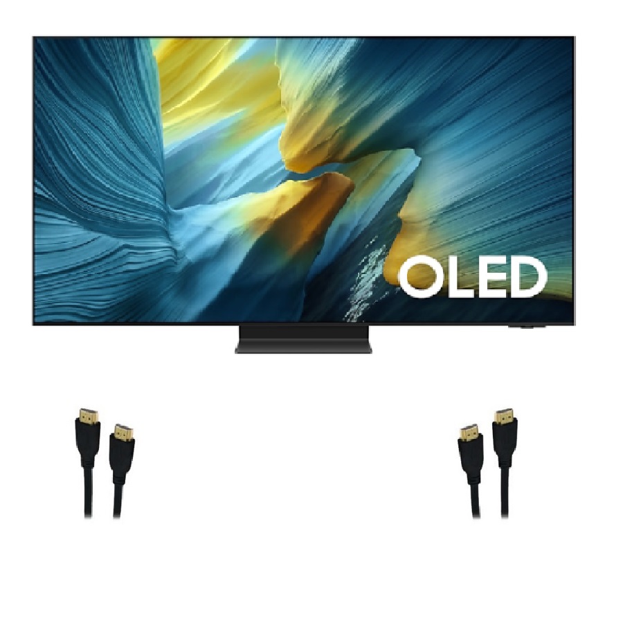 77 inch 4K UHD HDR OLED Tizen Smart TV with 2 HDMI Cables