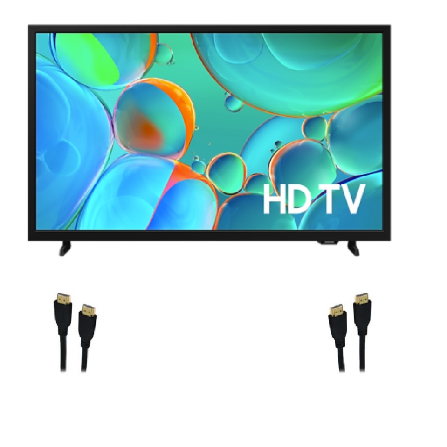 32 inch 720p HD HDR LED Tizen Smart TV with 2 HDMI cables