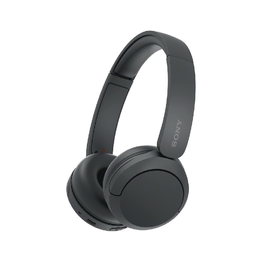 Casque d'écoute sans fil Bluetooth supra-auriculaire avec microphone - Noir