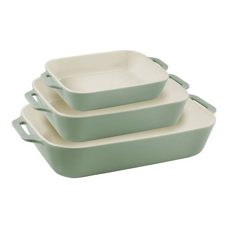 Rectangular Baking Dish Set Eucalyptus - 3 Piece