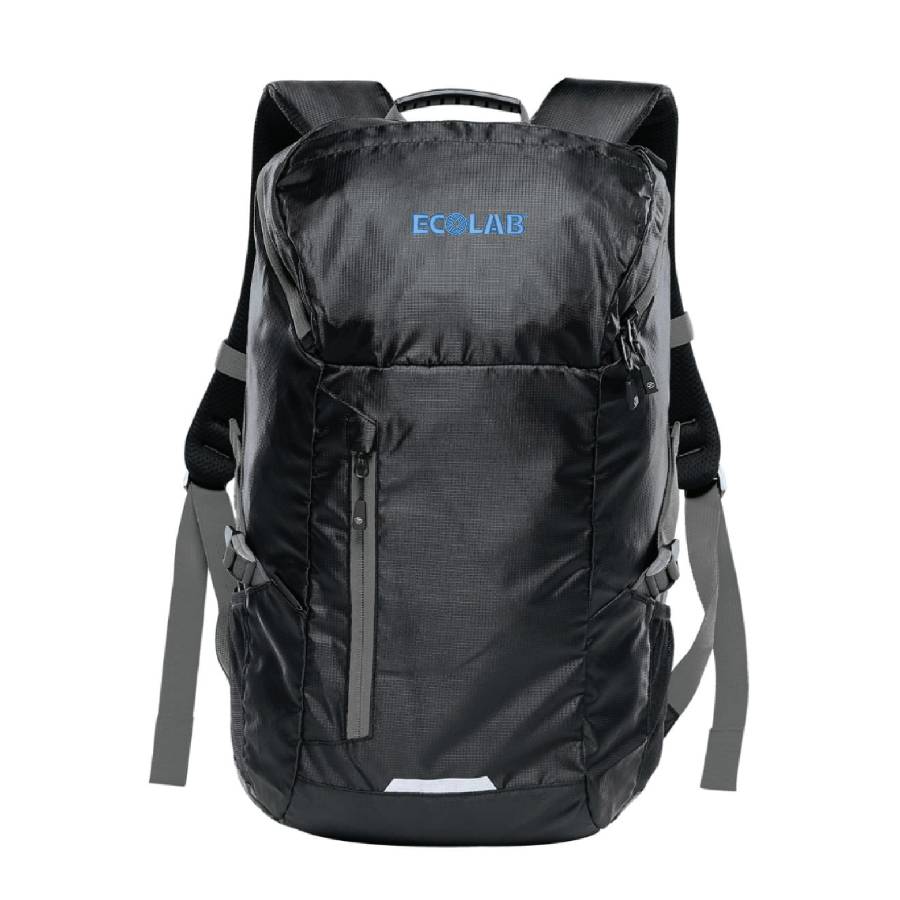 Sac à dos Whistler avec logo Ecolab - Noir/Gunmetal